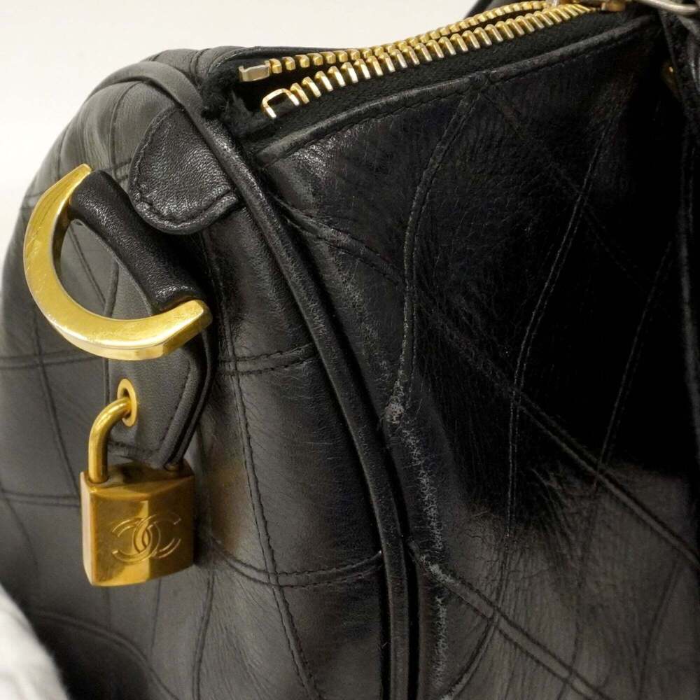 Chanel Bicolore Lambskin Handbag, Black, Women's - Picture 12 of 16